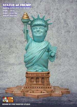 02 川普總統自由神像雕像（限量版100套）